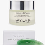 WYLYS The NIghtly Nourish Set  Nightinol Cream with Jade Spatula Facial Tool
