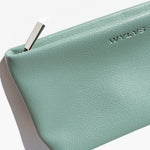 WYLYS Sage Verte Makeup Bag Soft Vegan Leather Water-resistant