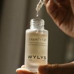 WYLYS Liquid V-Lift One-Step Serum Bottle in Hands When You Love Your Skin