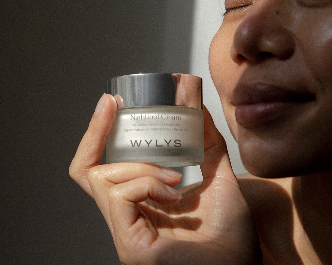 WYLYS Nightinol Cream Model Holding in Hand When You Love Your Skin