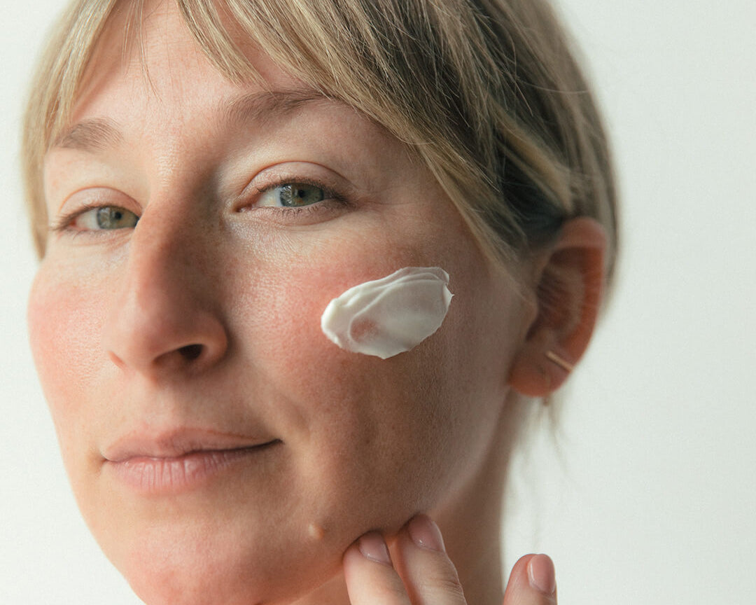 WYLYS Nightinol Cream Texture on Model When You Love Your Skin