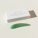 WYLYS Jade & Rose Quartz Spatula Facial Tool Facial Tool to Scoop, Soothe, and Depuff 100% Natural Stone