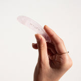 WYLYS Rose Quartz Spatula Facial Tool Facial Tool to Scoop, Soothe, and Depuff 100% Natural Stone