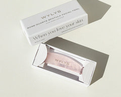 WYLYS Rose Quartz Spatula Facial Tool Facial Tool to Scoop, Soothe, and Depuff 100% Natural Stone