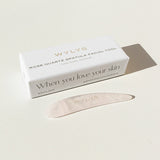 WYLYS Rose Quartz Spatula Facial Tool Facial Tool to Scoop, Soothe, and Depuff 100% Natural Stone