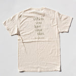WYLYS T Shirt 100% unbleached undyed cotton 
