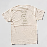 WYLYS T Shirt 100% unbleached undyed cotton 