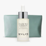 WYLYS Double Rose Luminizer & Sage Verte Makeup Bag