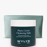 WYLYS Phyto Green Cleansing Balm & Sage Verte Makeup Bag