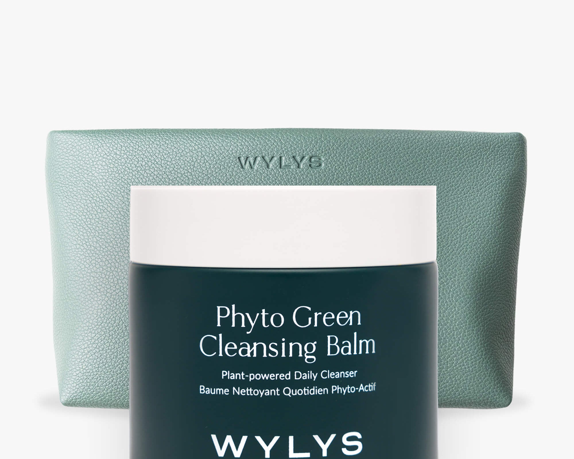 WYLYS Phyto Green Cleansing Balm & Sage Verte Makeup Bag