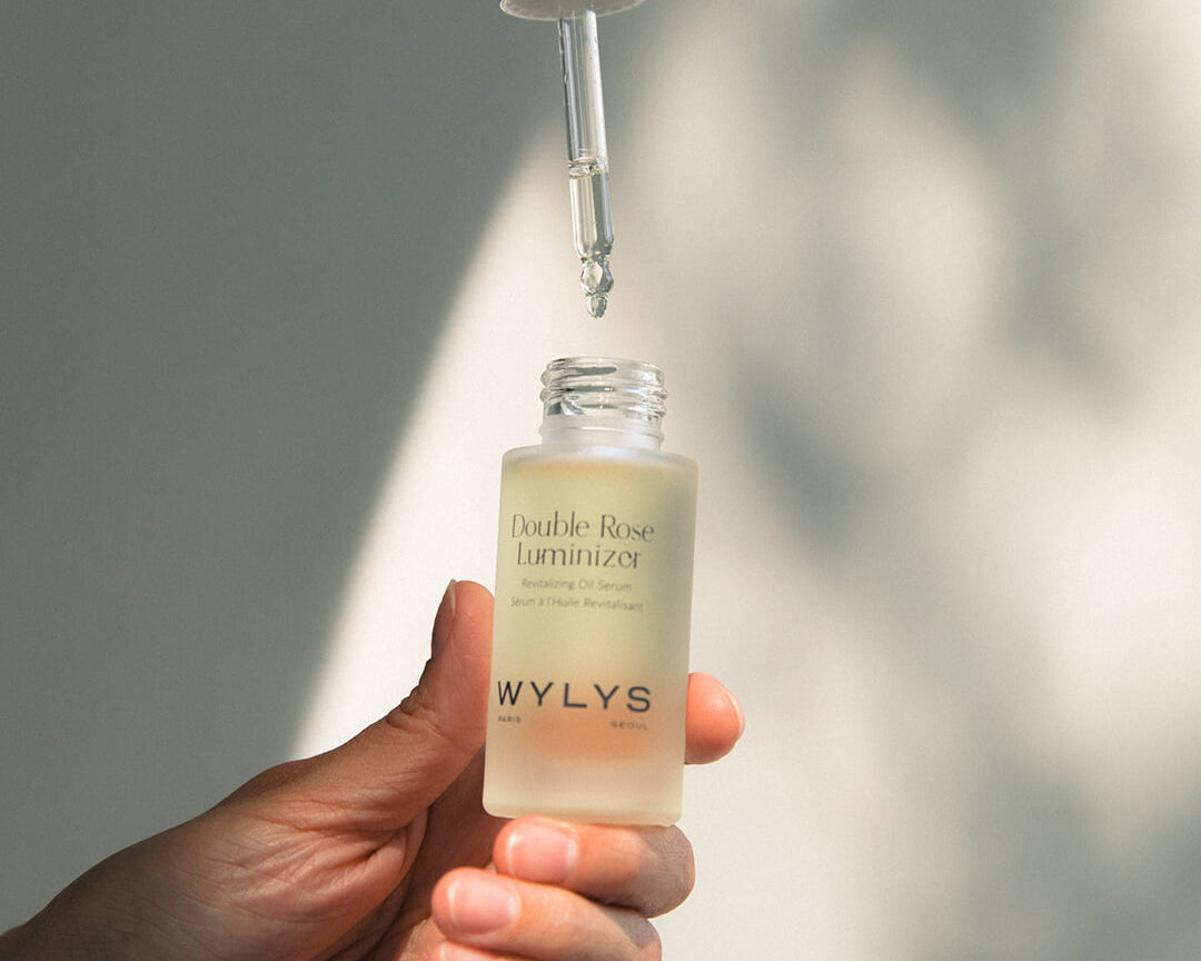 WYLYS Double Rose Luminizer Bottle in Hand When You Love Your Skin