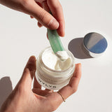 WYLYS Jade & Rose Quartz Spatula Facial Tool Facial Tool to Scoop, Soothe, and Depuff 100% Natural Stone